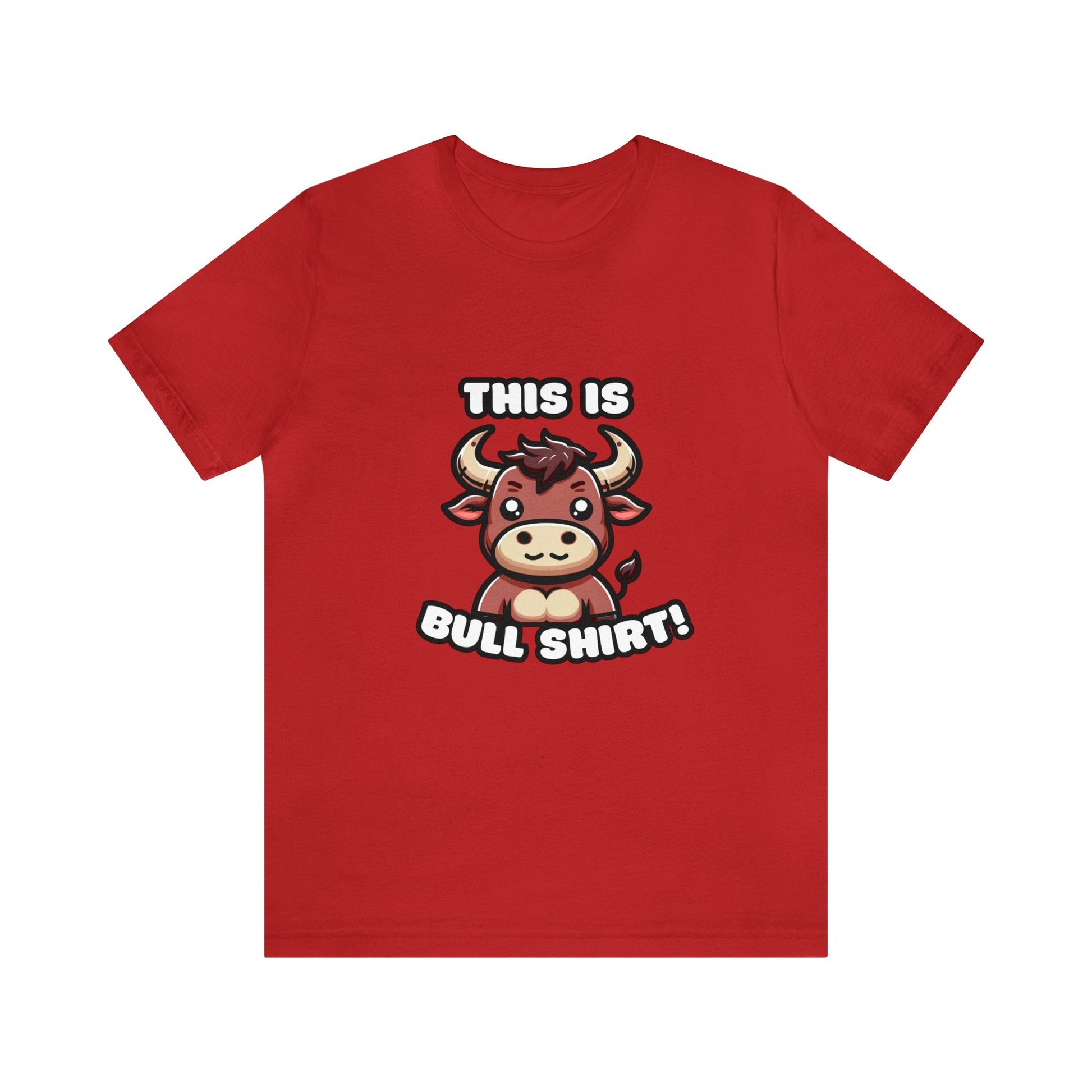 US - This Is Bull Shirt - Bull T-shirt Red / XS