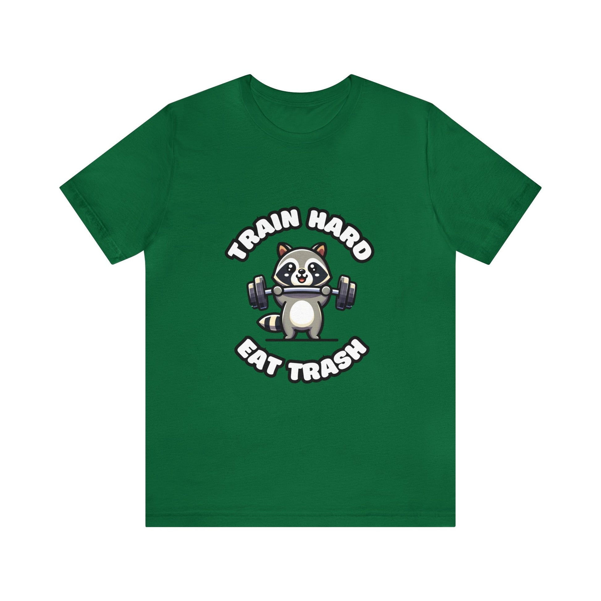 Train Hard Eat Trash - Raccoon T-shirt Kelly / XS